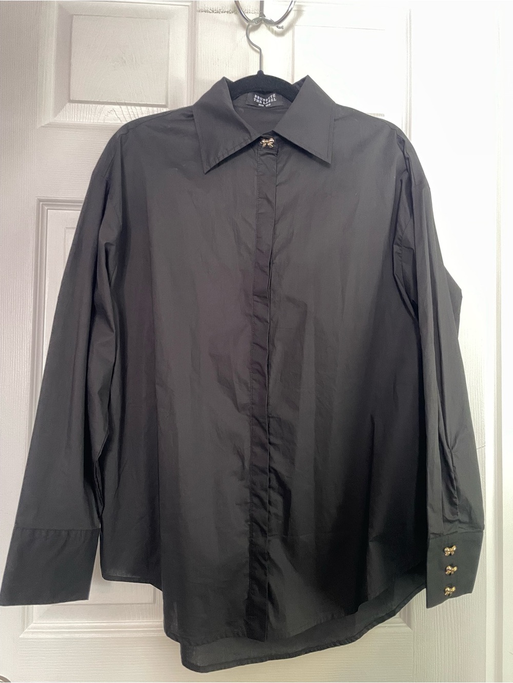 Brunette the label poplin black shirt - Picture 7 of 11